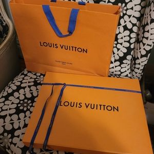 Louis Vuitton box & bag